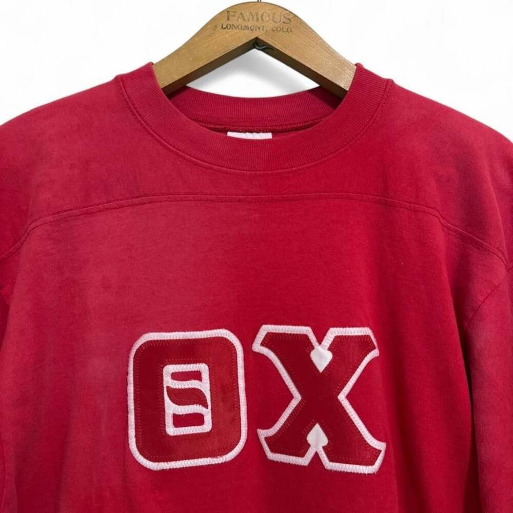 Eagle USA Prefontaine 45 Theta Chi Jersey T-Shirt Size L Red